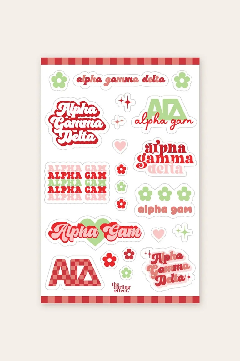 Sorority Sticker Sheet – EccentricityBoutique